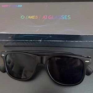Smart AI Glasses - Sleek Black Design